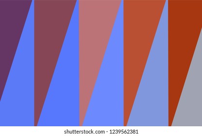 Light Blue, Red vector low poly cover. Glitter abstract illustration with an elegant design. A completely new design for your business.
