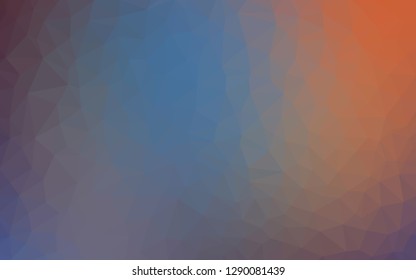 Light Blue, Red vector low poly background. Modern abstract illustration with triangles. A new texture for your web site.