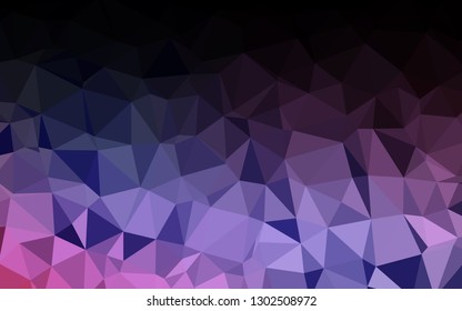 Light Blue, Red vector low poly cover. Brand new colorful illustration in with gradient. Completely new design for your business.