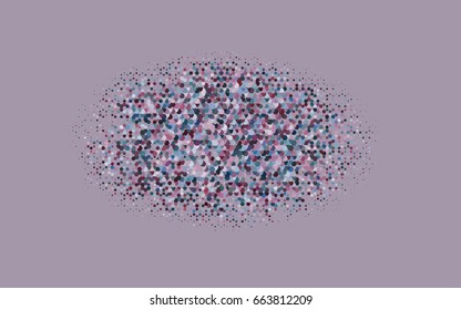Light Blue, Red vector low poly background. A sample with a polygonal design. Low poly illustration, low polygonal background.