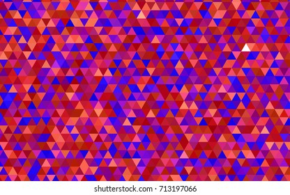 Light Blue, Red vector low poly template. An elegant bright illustration with gradient. The best triangular design for your business.