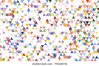 Light Blue, Red vector low poly pattern. A completely new color illustration in a vague style. The polygonal design can be used for your web site.