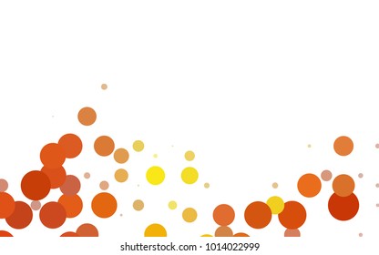 Light Blue, Red vector modern geometrical circle abstract background. Dotted texture template. Geometric pattern in halftone style with gradient. 