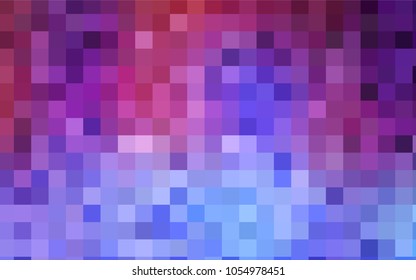 Light Blue, Red vector modern geometrical background. Abstract template. Geometric pattern in square style with gradient.