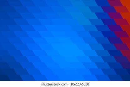 Light Blue, Red vector modern geometrical background. Abstract template. Geometric pattern in square style with gradient.