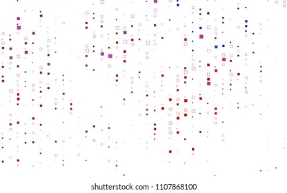 Light Blue, Red vector modern geometrical background. Abstract template. Geometric pattern in square style with gradient.