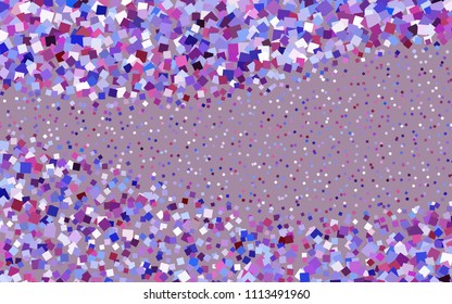 Light Blue, Red vector modern geometrical background. Abstract template. Geometric pattern in square style with gradient.