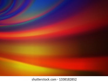 Light Blue, Red vector modern bokeh pattern. Colorful illustration in abstract style with gradient. A completely new design for your business.
