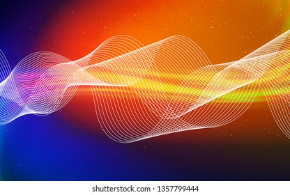 Light Blue, Red vector modern elegant background. A completely new colored illustration in blur style. Blurred design for your web site.
