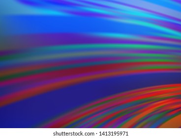 Light Blue, Red vector modern bokeh pattern. Colorful illustration in abstract style with gradient. The blurred design can be used for your web site.