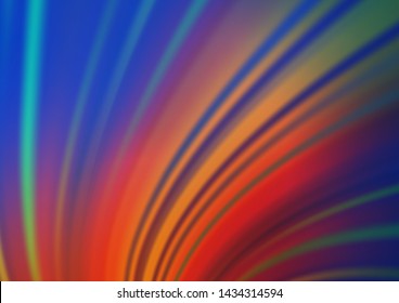 Light Blue, Red vector modern bokeh pattern. An elegant bright illustration with gradient. The template for backgrounds of cell phones.