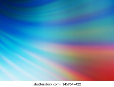 Light Blue, Red vector modern elegant background. Creative illustration in halftone style with gradient. A new texture for your design.