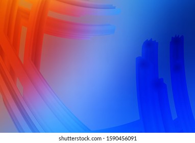 Light Blue, Red vector modern elegant background. A completely new colored illustration in blur style. Smart design for your work.