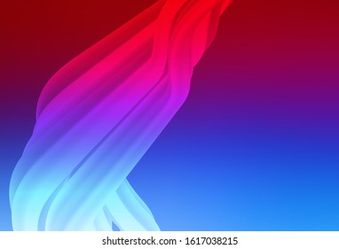 Light Blue, Red vector modern elegant backdrop. Colorful illustration in abstract style with gradient. New style for your business design.