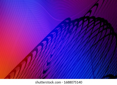 Light Blue, Red vector modern elegant backdrop. New colored illustration in blur style with gradient. Background for designs.