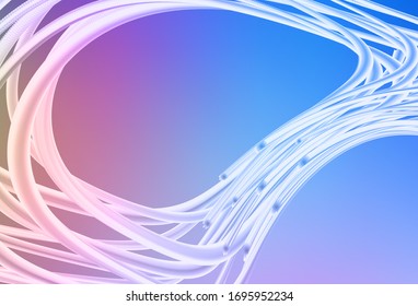 Hellblau, rote Vektorillustration, moderne, elegante Hintergrund. Farbige Illustration im abstrakten Stil mit Farbverlauf. Komplett neues Design für Ihr Unternehmen.