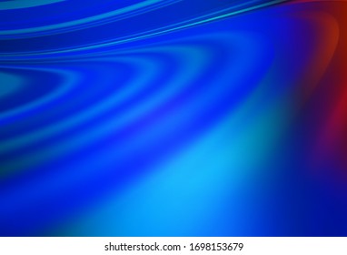 Hellblau, rote Vektorillustration, moderne, elegante Hintergrund. Eine elegante, helle Illustration mit Farbverlauf. Das beste unscharfe Design für Ihr Unternehmen.