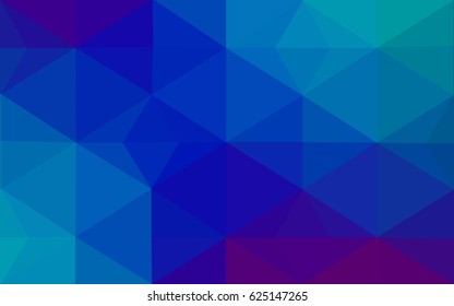 Light Blue, Red vector modern geometrical abstract background. Texture, new background. Geometric background in Origami style with gradient. 