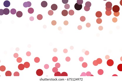 Light Blue, Red vector modern geometrical circle abstract background. Dotted texture template. Geometric pattern in halftone style with gradient. 