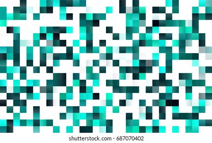 Light Blue, Red vector modern geometrical background. Abstract template. Geometric pattern in square style with gradient.