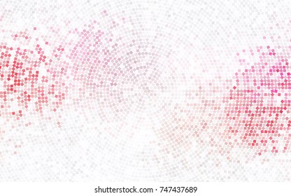 Light Blue, Red vector modern geometrical background. Abstract template. Geometric pattern in square style with gradient.