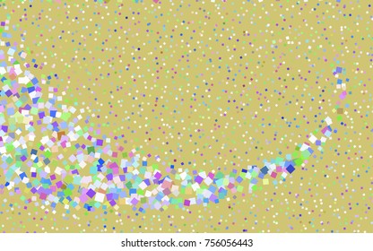 Light Blue, Red vector modern geometrical background. Abstract template. Geometric pattern in square style with gradient.