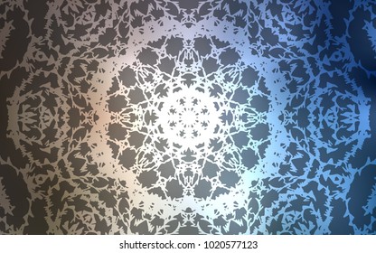 Light Blue, Red vector natural elegant pattern. Glitter abstract illustration with doodles and lines drawn by child. Brand-new style for your business design.