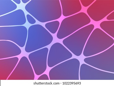 Light Blue, Red vector natural elegant texture. A vague abstract illustration with doodles in Indian style. Brand-new style for your business design.