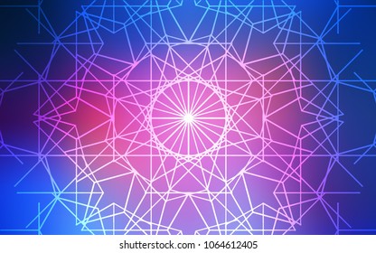 Light Blue, Red vector natural elegant pattern. Decorative shining childish illustration with doodles on abstract template. The textured pattern can be used for website.