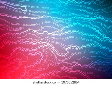Light Blue, Red vector natural elegant texture. An elegant bright illustration with lines in Natural style. Brand-new design for your business.