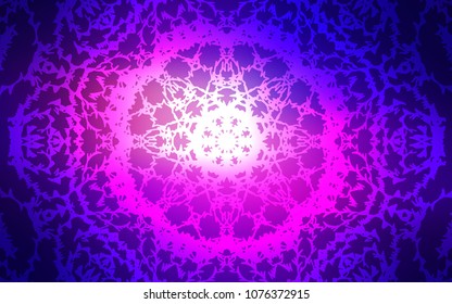 Light Blue, Red vector natural abstract template. A completely new color illustration in doodle style drawn by child. The best blurred design for your business.