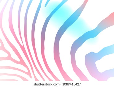 Light Blue, Red vector natural elegant background. Ethnic elegant natural pattern with gradient. The template can be used as a background for cell phones.