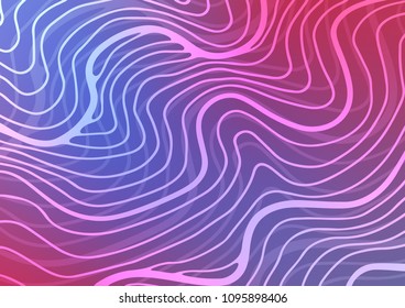 Light Blue, Red vector natural abstract pattern. Shining colored illustration with doodles in Zen tangle style. The template can be used as a background for cell phones.
