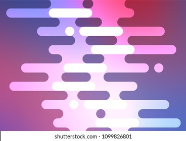 Light Blue, Red vector natural elegant template. Colorful abstract illustration with lines in Asian style. Hand painted design for web, leaflet, textile.