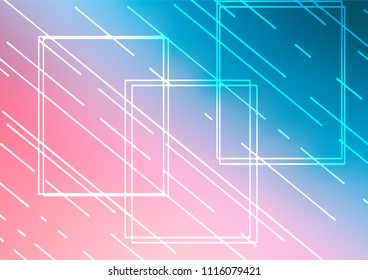 Light Blue, Red vector natural elegant texture. A vague abstract illustration with doodles in Indian style. The template can be used as a background for cell phones.