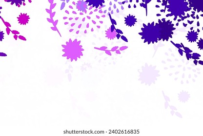 Light Blue, Red vector natural backdrop with flowers, roses. An elegant bright illustration with flowers. Pattern for heads of websites, designs.