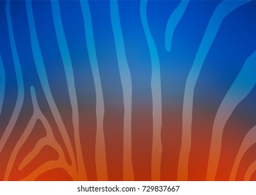 Light Blue, Red vector natural elegant texture. Glitter abstract illustration with doodles and Zen tangles. The completely new template can be used for your brand book.