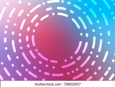 Light Blue, Red vector natural abstract texture. A vague abstract illustration with doodles in Indian style. The pattern can be used for wallpapers and coloring books.