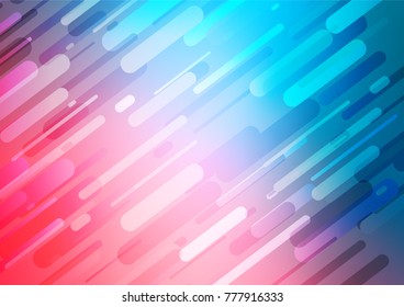 Light Blue, Red vector natural abstract template. Geometric doodle illustration in Origami style with gradient. The completely new template can be used for your brand book.
