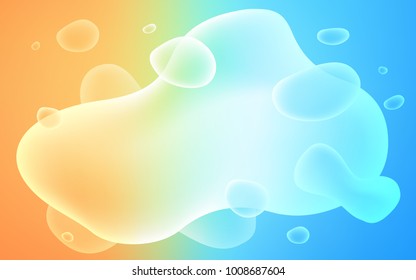 Light Blue, Red vector pattern with lines, ovals. Geometric illustration in memphis style with gradient.  A completely new memphis design for your business.