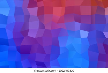 Light Blue, Red vector pattern. Brand-new rectangular template. Shining geometric sample. Repeating theme with rectangular shapes. Texture for your design.