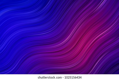 Light Blue, Red vector pattern with bent ribbons. Geometric illustration in marble style with gradient.  A completely new memphis design for your business.