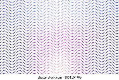 Light Blue, Red vector red pattern of geometric circles, shapes. Colorful mosaic banner. Geometric background with colored disks.