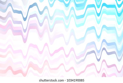 Light Blue, Red vector pattern with lava shapes. Creative illustration in halftone marble style with gradient. Brand-new design for your ads, poster, banner.