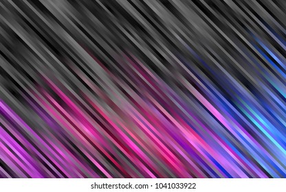 Light Blue, Red vector pattern with narrow lines. Decorative shining illustration with lines on abstract template. The template can be used as a background.