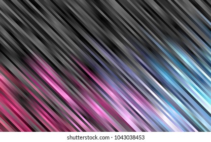 Light Blue, Red vector pattern with narrow lines. Glitter abstract illustration with colored sticks. Best design for your ad, poster, banner.