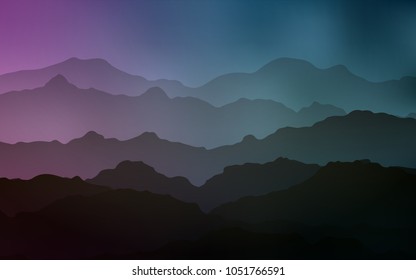 Light Blue, Red vector pattern with liquid shapes. A completely new color illustration in mountain style. Pattern for your business design.