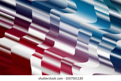 Light Blue, Red vector pattern with lamp shapes. Creative geometric illustration in marble style with gradient. Marble style for your business design.