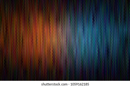 Light Blue, Red vector pattern with curved circles. Creative geometric illustration in marble style with gradient. Brand-new design for your ads, poster, banner.