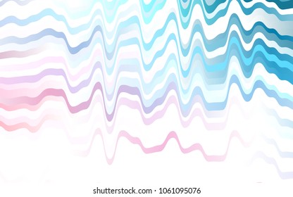 Light Blue, Red vector pattern with bubble shapes. Creative geometric illustration in marble style with gradient. Textured wave pattern for backgrounds.